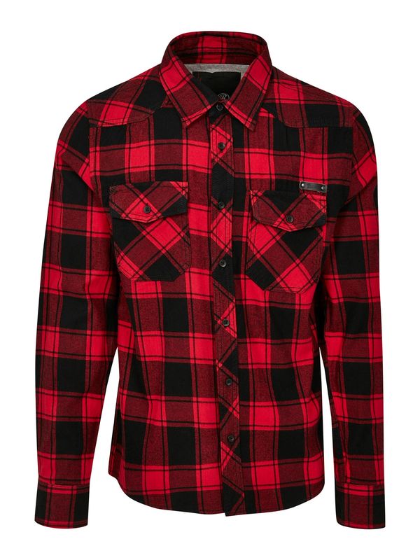 Brandit Brandit Košulja  crvena / crna