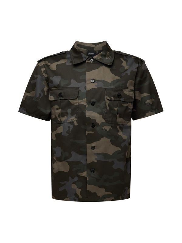 Brandit Brandit Košulja  golublje plava / boja blata / zelena / kaki