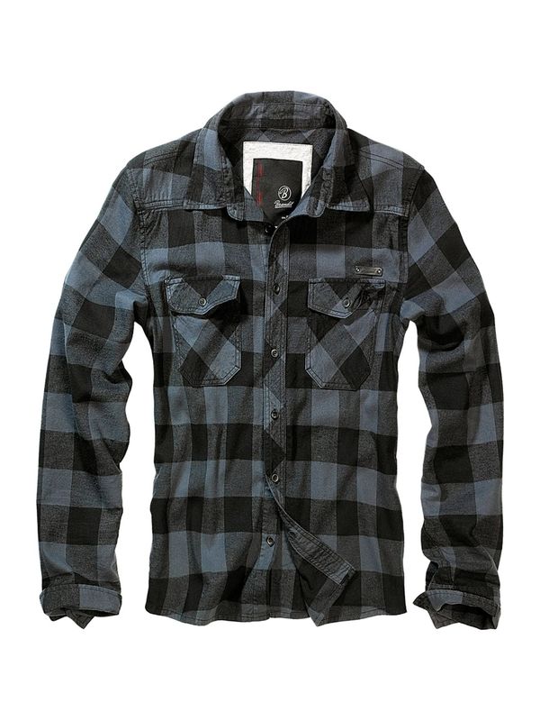 Brandit Brandit Košulja  golublje plava / tamo siva / crna