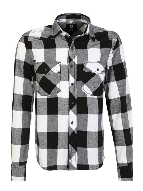 Brandit Brandit Košulja  siva melange / crna / bijela