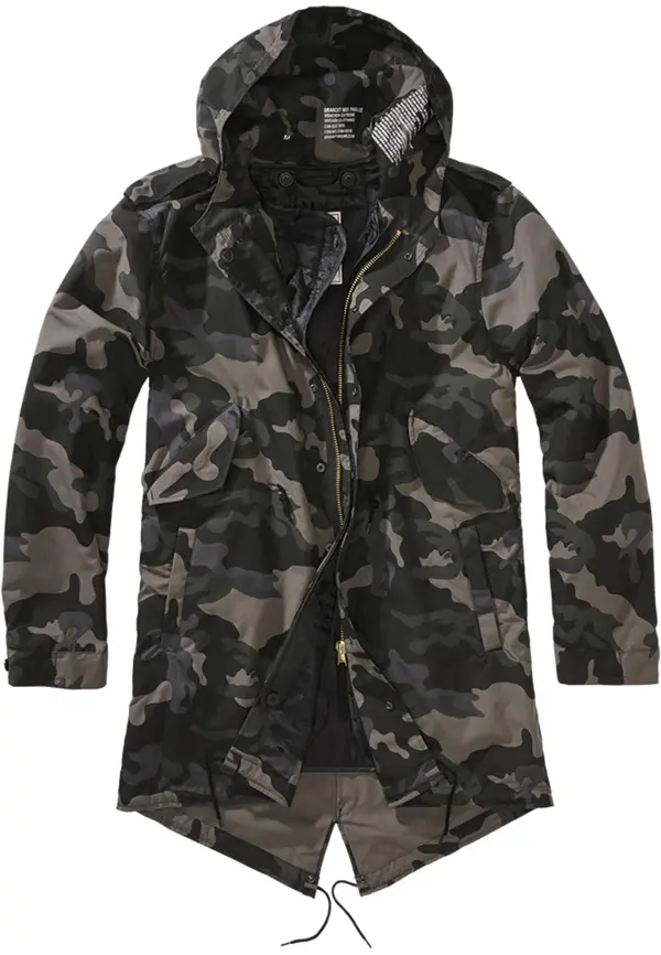 Brandit Brandit Lagana parka 'M51 US'  antracit siva / grafit siva / bež siva / tamno zelena