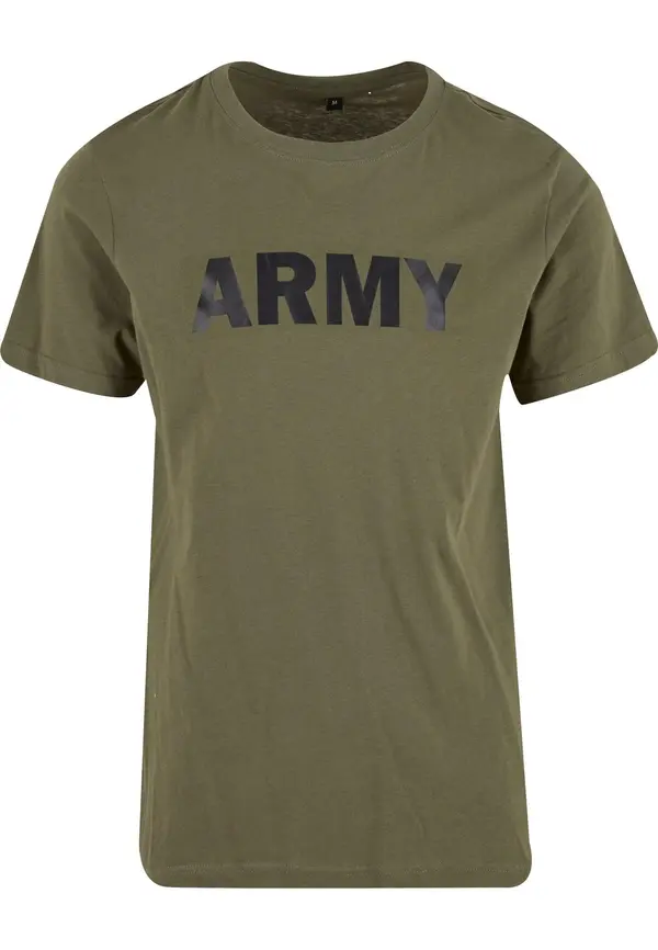 Brandit Brandit Majica 'Army'  maslinasta / crna