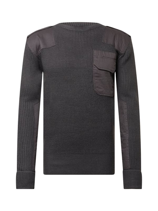 Brandit Brandit Pulover 'Military'  tamo siva