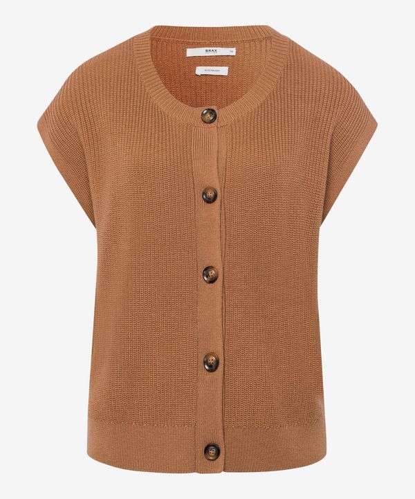 BRAX BRAX Kardigan bez rukava 'Eve'  pijesak