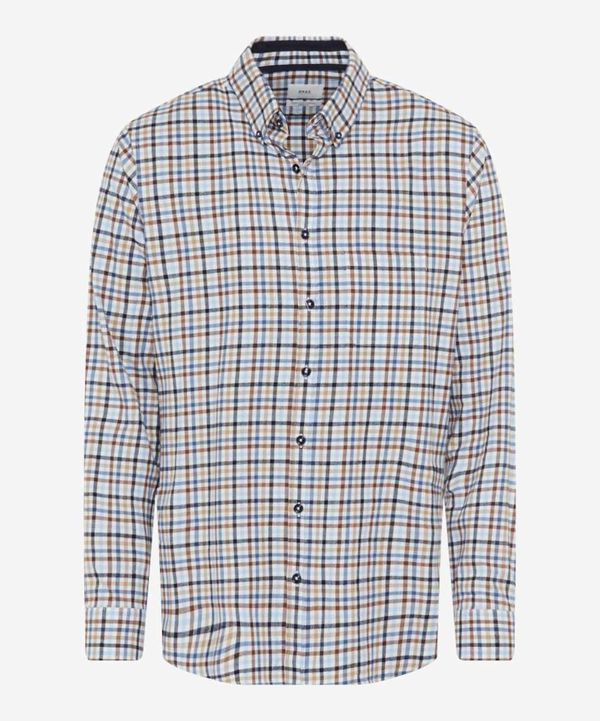 BRAX BRAX Košulja 'DANIEL'  svijetloplava / tamno plava / smeđa / bijela