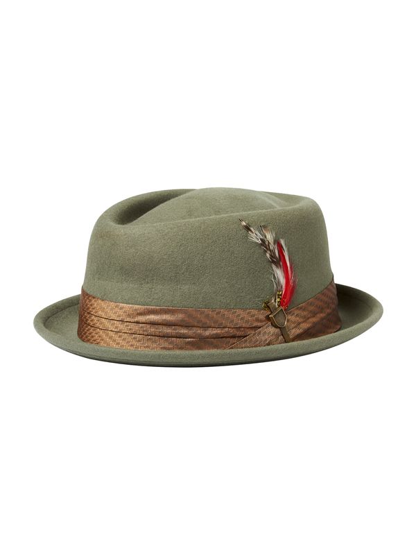 Brixton Brixton Dirndl šešir  smeđa / zelena / tamno crvena / bijela