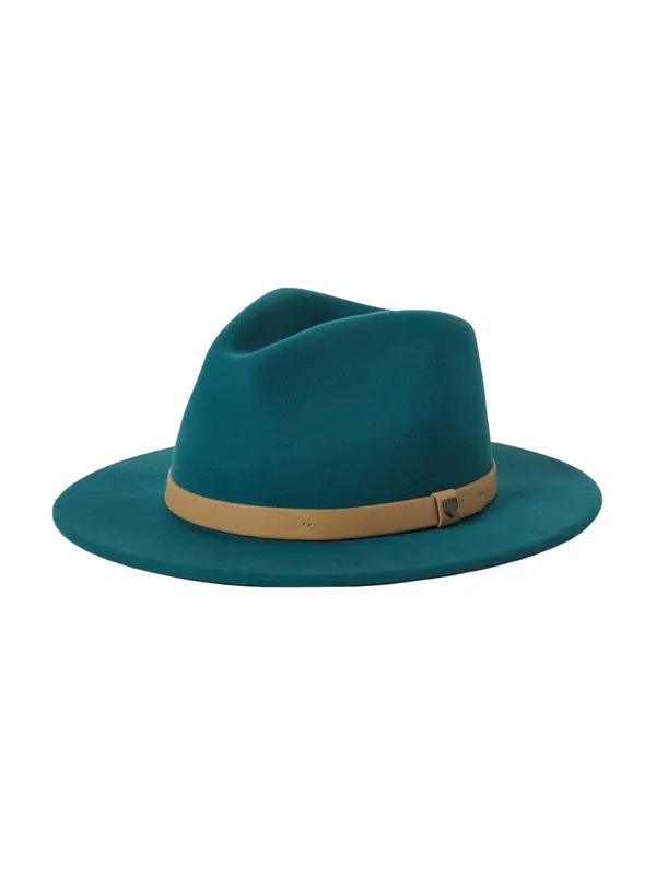 Brixton Brixton Šešir 'MESSER FEDORA'  boja devine dlake (camel) / cijan plava
