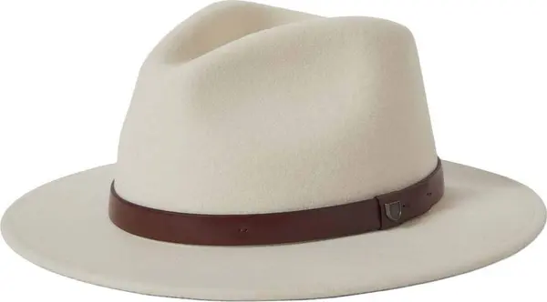 Brixton Brixton Šešir 'MESSER FEDORA'  čokolada / bijela