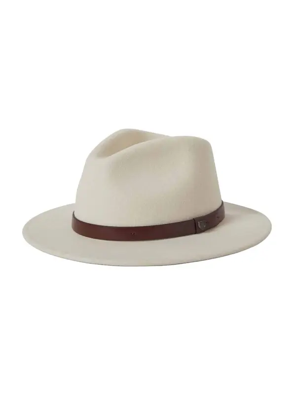 Brixton Brixton Šešir 'MESSER FEDORA'  čokolada / bijela