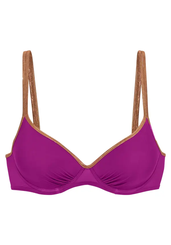 Bruno Banani Bruno Banani Bikini gornji dio  hrđavo smeđa / ljubičasta