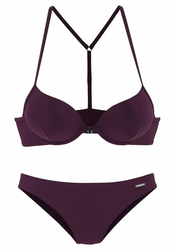 Bruno Banani Bruno Banani Bikini  ljubičasto crvena