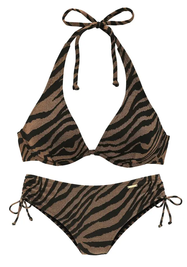 Bruno Banani Bruno Banani Bikini  smeđa / crna
