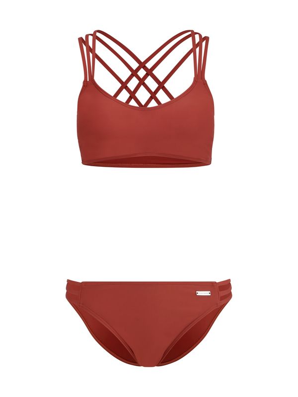 BRUNO BANANI BRUNO BANANI Bikini  smeđa / tamno crvena