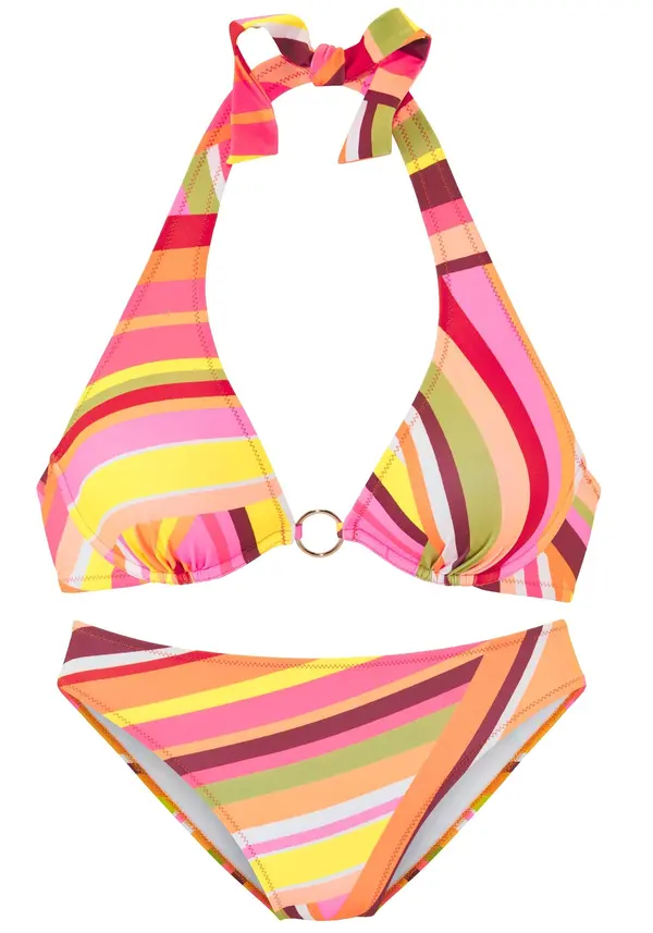 Bruno Banani Bruno Banani Bikini  žuta / kivi zelena / narančasta / svijetloroza