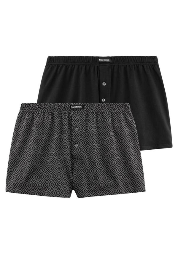 BRUNO BANANI BRUNO BANANI Bokserice  siva / crna