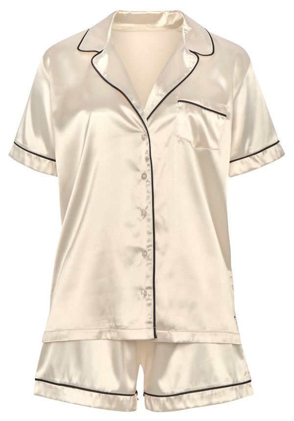 BRUNO BANANI BRUNO BANANI Pidžama  boja pijeska / crna