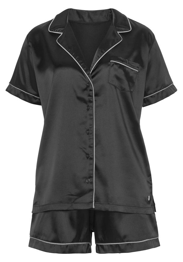 BRUNO BANANI BRUNO BANANI Pidžama  svijetlosiva / crna