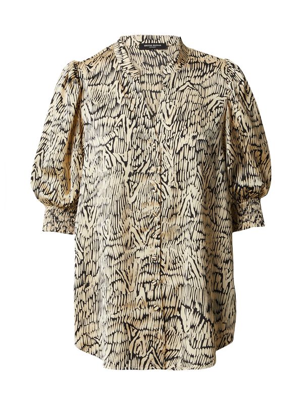 BRUUNS BAZAAR BRUUNS BAZAAR Bluza 'Acacia Licys'  pijesak / crna