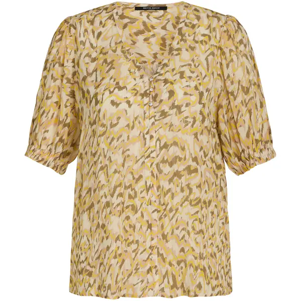 BRUUNS BAZAAR BRUUNS BAZAAR Bluza 'Hassel'  med / svijetložuta / maslinasta / marelica