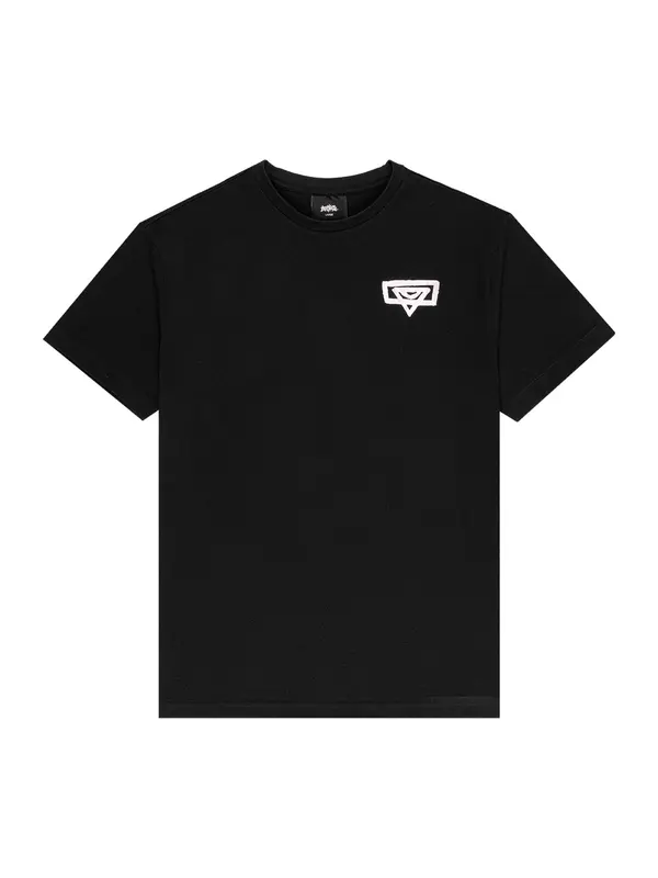 Bucketz Bucketz Majica  crna / bijela