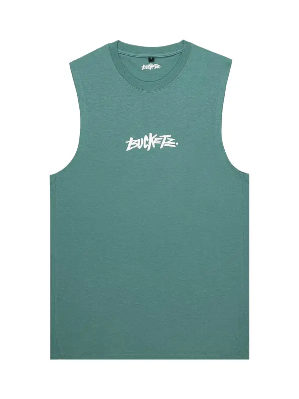 Bucketz Bucketz Majica  petrol / bijela