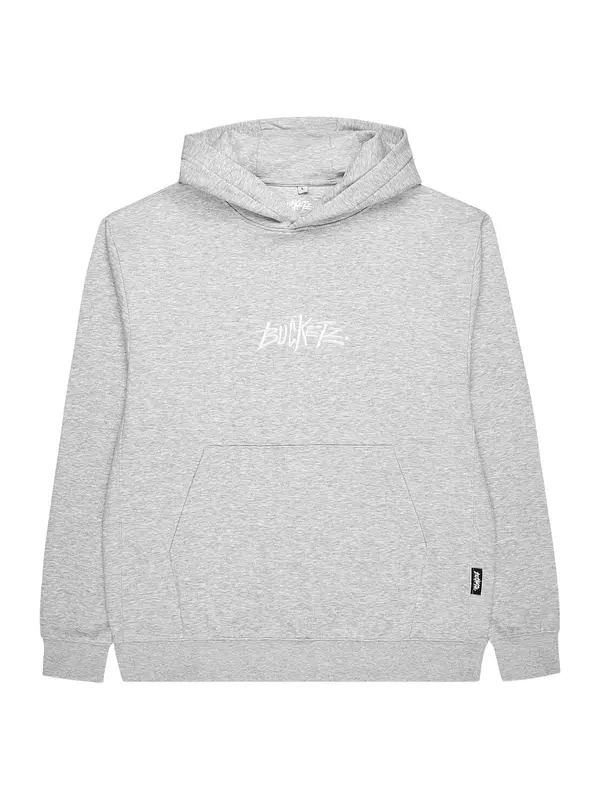Bucketz Bucketz Sweater majica  siva melange / bijela