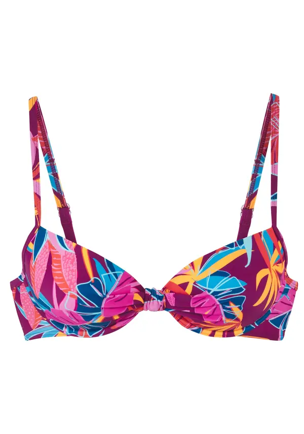 Buffalo BUFFALO Bikini gornji dio  plava / žuta / ljubičasto crvena / narančasta