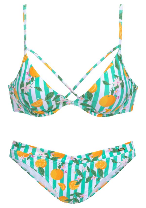 BUFFALO BUFFALO Bikini  menta / žad / mandarina / prljavo bijela