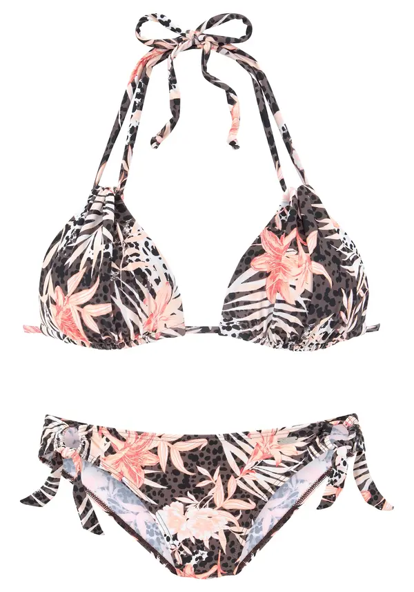 BUFFALO BUFFALO Bikini  smeđa / roza / crna / bijela
