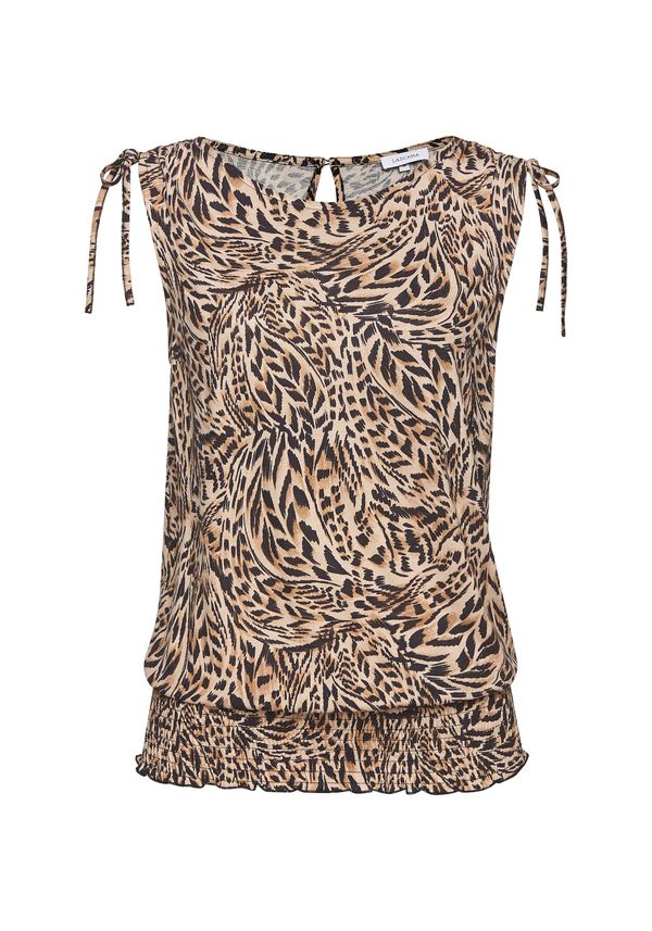 BUFFALO BUFFALO Bluza  svijetlobež / višnja / crna