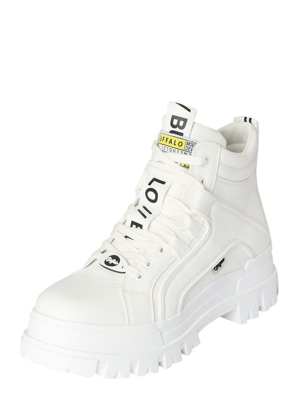 BUFFALO BUFFALO Čizme na vezanje 'Aspha NC'  crna / bijela