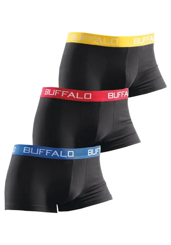 Buffalo BUFFALO Gaće  nebesko plava / žuta / svijetlocrvena / crna
