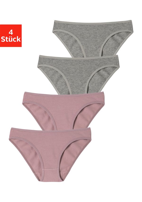 BUFFALO BUFFALO Gaće  siva melange / prljavo roza