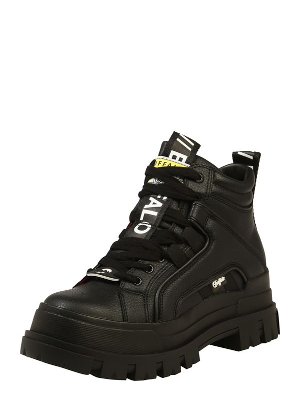 BUFFALO BUFFALO Gležnjače na vezanje 'Aspha'  žuta / crna / bijela