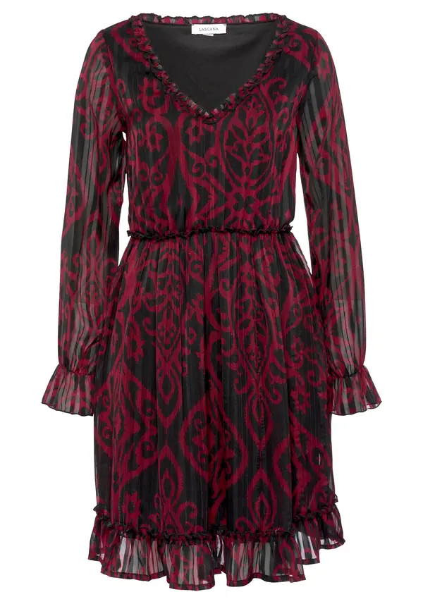 BUFFALO BUFFALO Haljina  bordo / crna