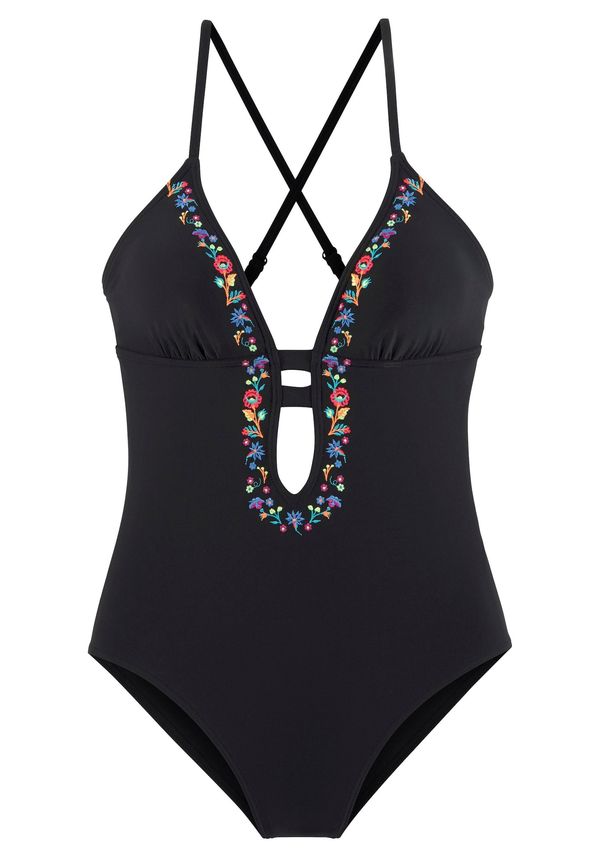 BUFFALO BUFFALO Jednodijelni kupaći kostim 'Flori'  miks boja / crna