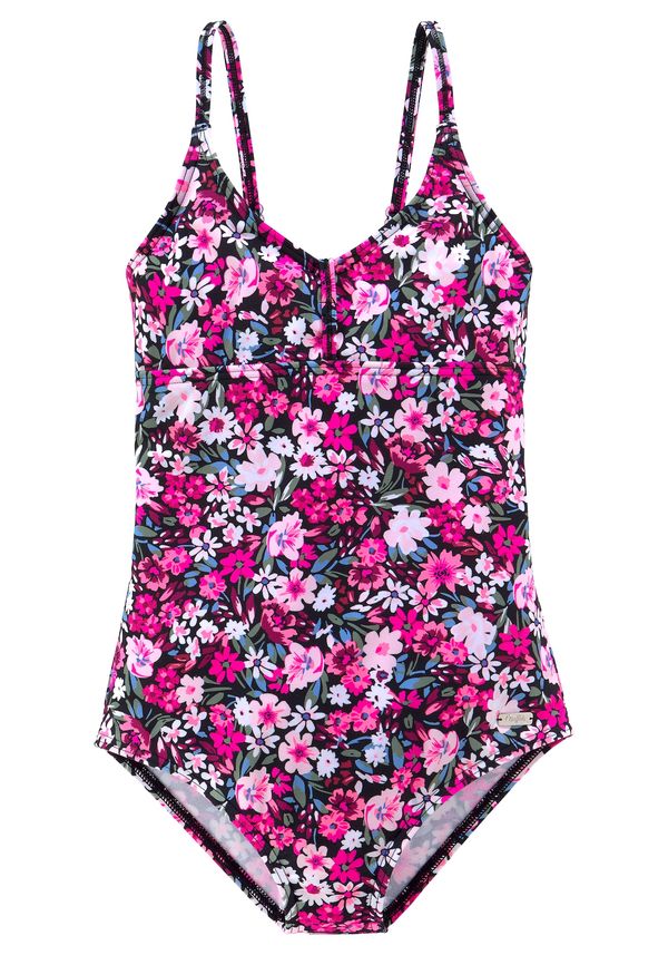 BUFFALO BUFFALO Jednodijelni kupaći kostim  neonsko roza / svijetloroza / crna / bijela