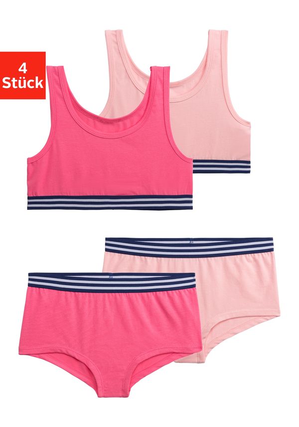 BUFFALO BUFFALO Komplet donjeg rublja  tamno plava / fuksija / roza / bijela