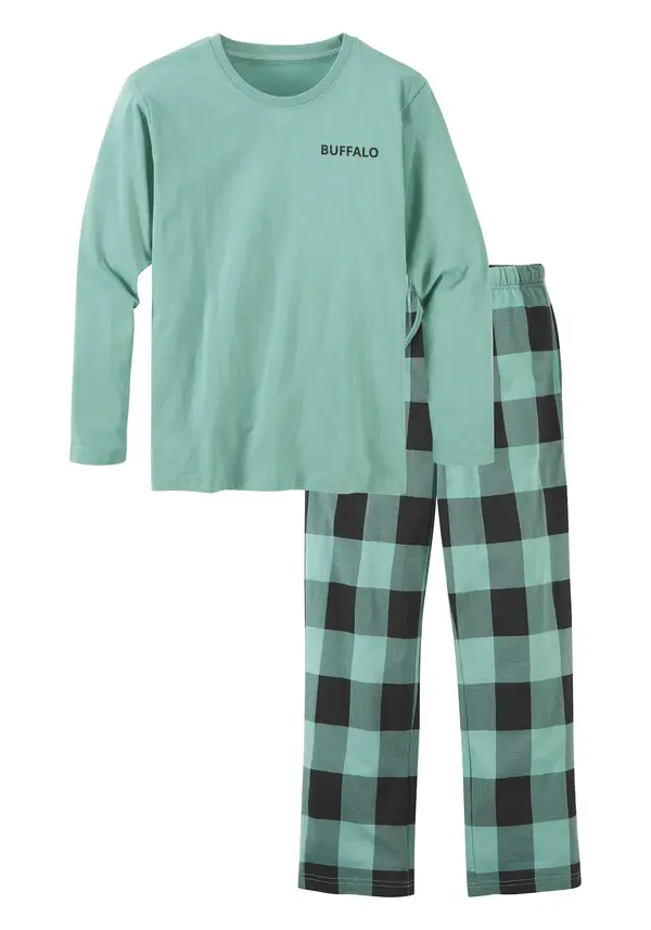 Buffalo BUFFALO Pidžama set  menta / crna