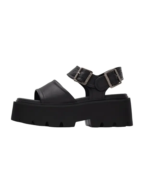 BUFFALO BUFFALO Sandale 'BRAKE'  crna