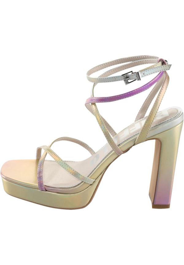 BUFFALO BUFFALO Sandale s remenčićima 'June'  zlatna / fuksija / srebro