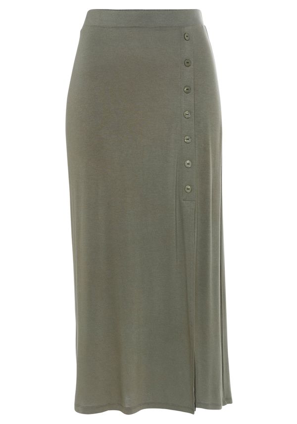 BUFFALO BUFFALO Suknja 'BotanicalBeauty'  kaki