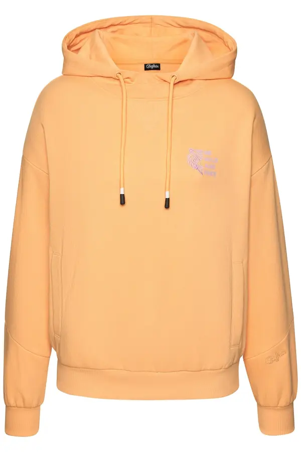BUFFALO BUFFALO Sweater majica  lavanda / svijetlonarančasta