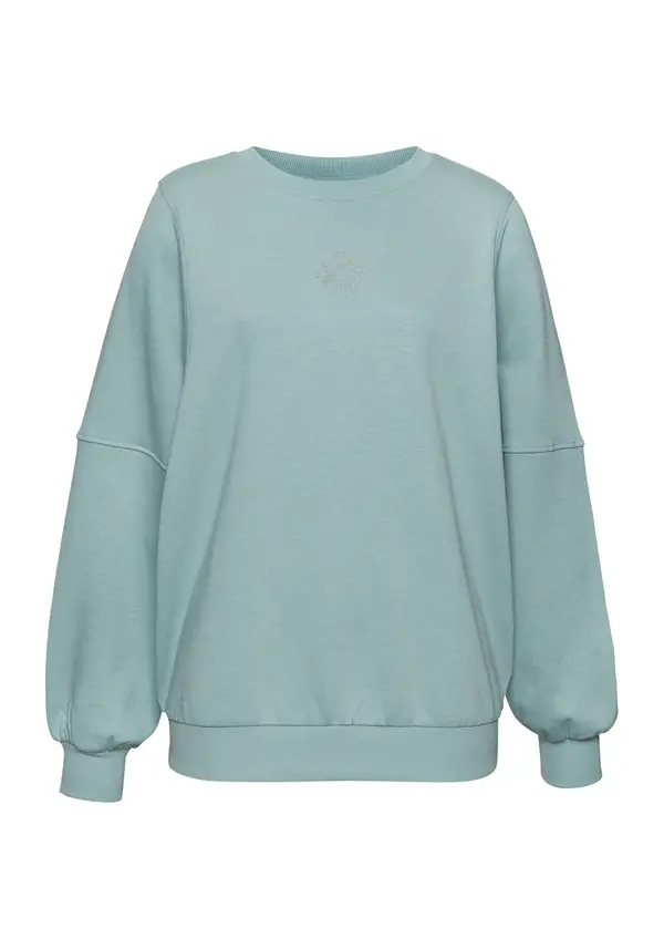 BUFFALO BUFFALO Sweater majica  menta / srebro