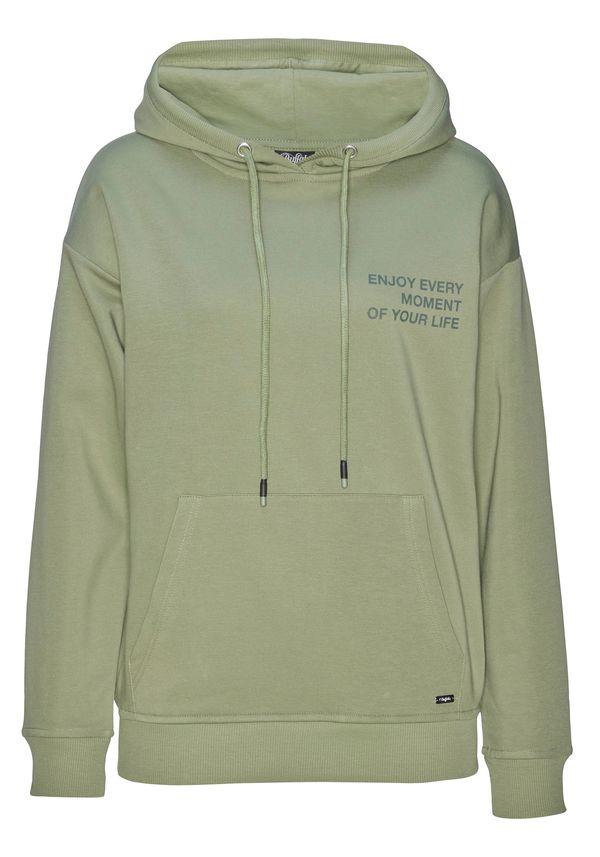 Buffalo BUFFALO Sweater majica  siva / zelena / crna / bijela
