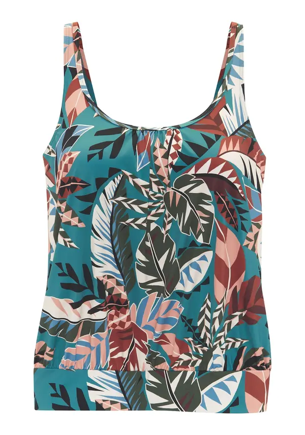 BUFFALO BUFFALO Tankini top  nude / akvamarin / maslinasta