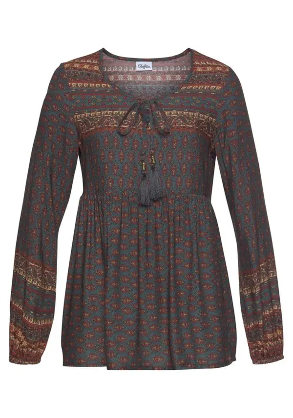 Buffalo BUFFALO Tunika  indigo / smeđa / zelena