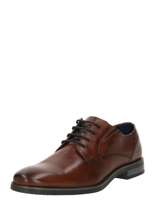 bugatti bugatti Cipele na vezanje 'Malco'  mornarsko plava / konjak