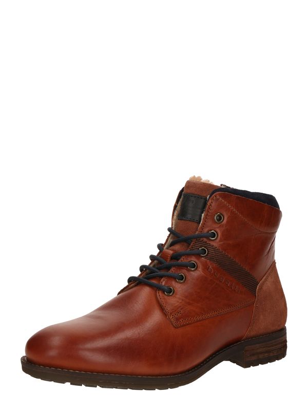 bugatti bugatti Čizme na vezanje  kestenjasto smeđa