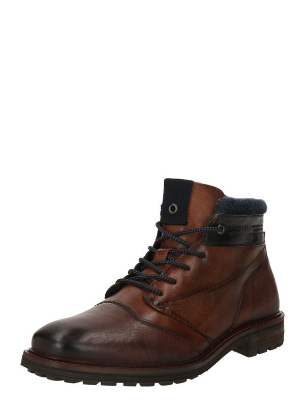 bugatti bugatti Čizme na vezanje 'Masat'  mornarsko plava / smeđa